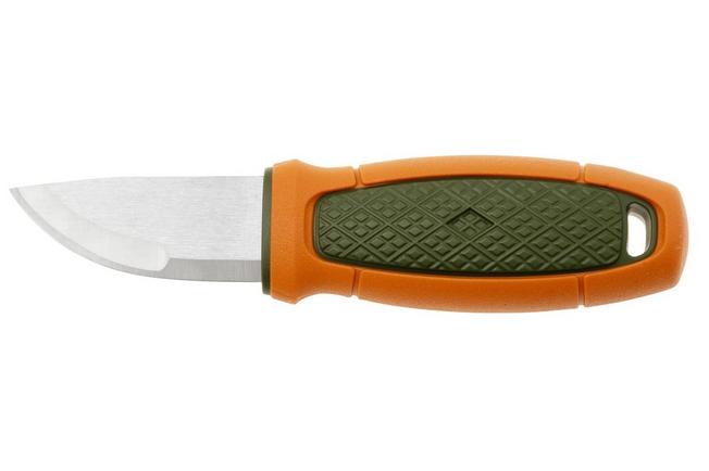 Mora Eldris Hunting 14237 Green Orange, neck knife for hunting, includes  sheath and belt loop