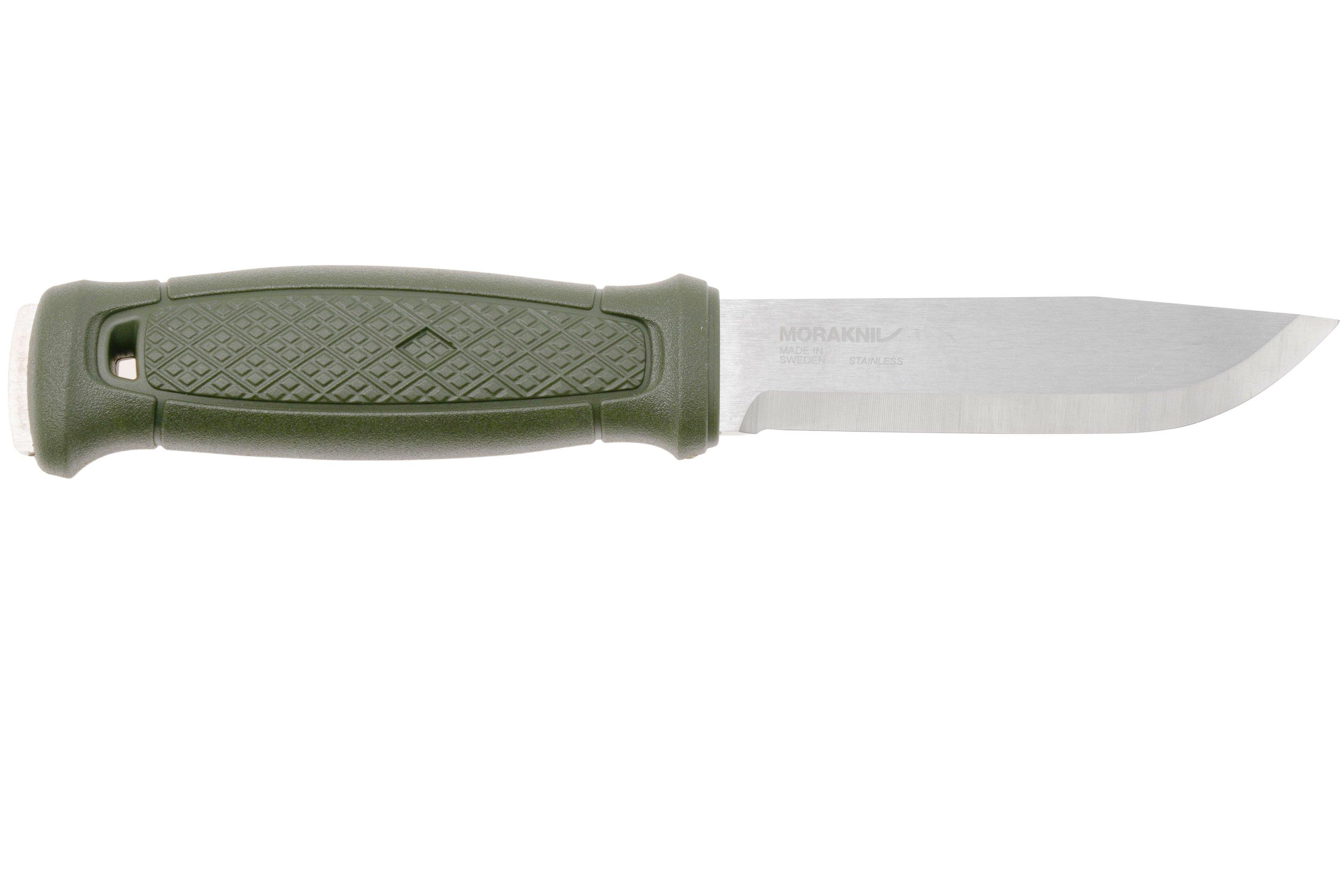 Mora Garberg Stainless Military Green with Simple Poly Sheath #14472 main image 1