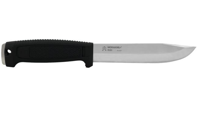 Afbeelding voor Morakniv Mörkret 14557 Satin 14C28N, Pitch Black Polypropene, survivalmes