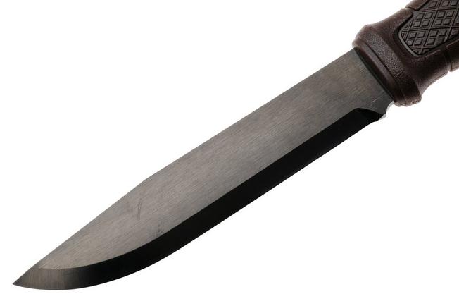 Bild für Morakniv Garberg Grand BlackBlade (C) 14640 Carbon Steel, Brown Polymer, Bushcraft Messer, Lederscheide