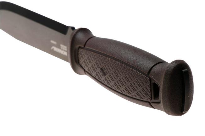 Bild für Morakniv Garberg Grand BlackBlade (C) 14640 Carbon Steel, Brown Polymer, Bushcraft Messer, Lederscheide