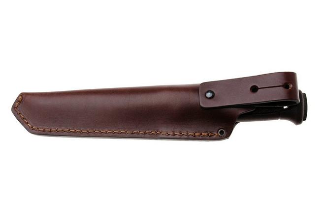 Bild für Morakniv Garberg Grand BlackBlade (C) 14640 Carbon Steel, Brown Polymer, Bushcraft Messer, Lederscheide
