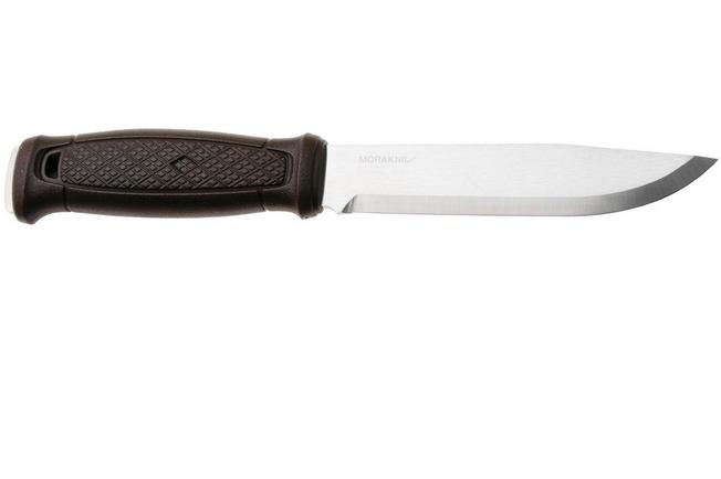Bild für Morakniv Garberg Grand (S) 14641 Stainless Steel, Brown Polymer, Bushcraft Messer, Lederscheide