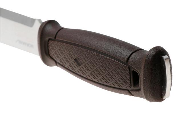 Bild für Morakniv Garberg Grand (S) 14641 Stainless Steel, Brown Polymer, Bushcraft Messer, Lederscheide