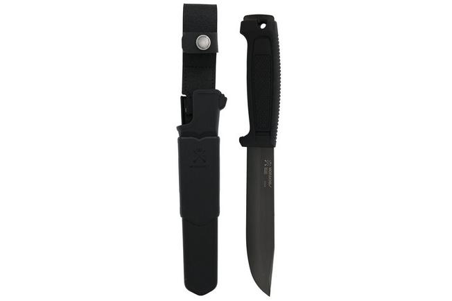 Afbeelding voor Morakniv Mörkret Black Blade 14701 Black DLC 100Cr6, Pitch Black Polypropene, survivalmes