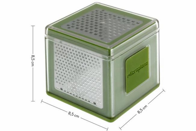 Image for Microplane cube with three graters, green