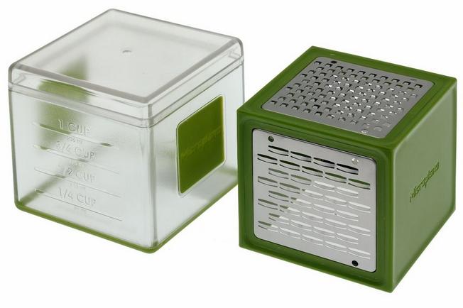 Image for Microplane cube with three graters, green