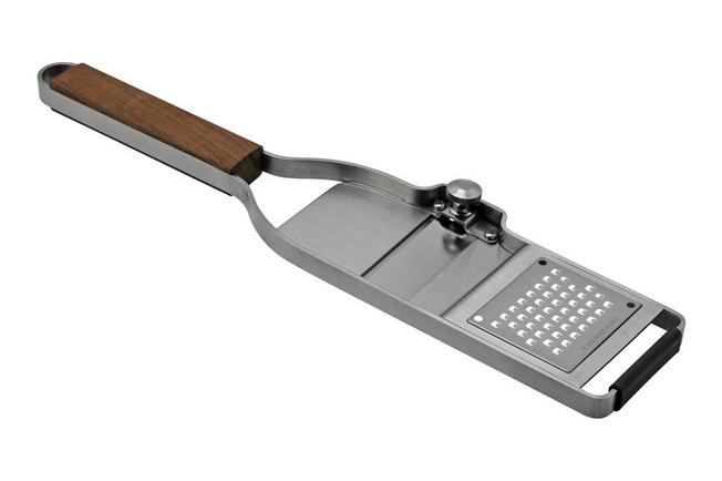 Râpe à truffe 2-en-1 Microplane Master manche en noyer