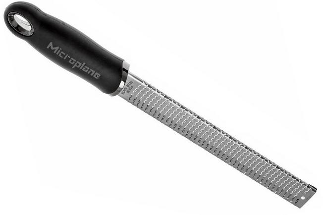 Rallador Premium Zester negro 32,5 cm - Acero inoxidable - Microplane