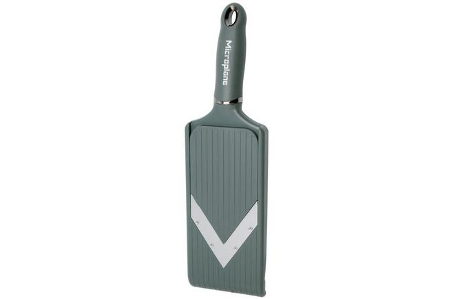 Afbeelding voor Microplane Adjustable V-Blade 48746 Eucalyptus Green, mandoline