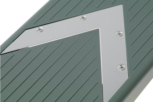Afbeelding voor Microplane Adjustable V-Blade 48746 Eucalyptus Green, mandoline