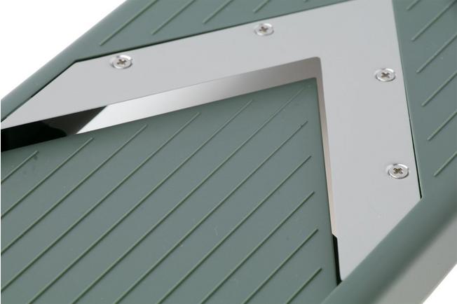 Afbeelding voor Microplane Adjustable V-Blade 48746 Eucalyptus Green, mandoline