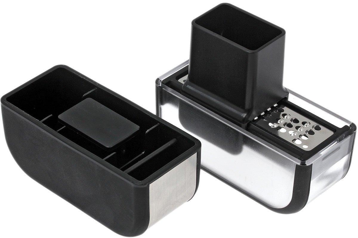 Microplane Garlic Cutter, garlic grater, black Advantageously