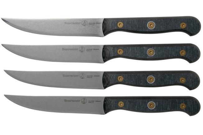 Messermeister Custom 8684-5-4S 4-pz, set di coltelli da bistecca