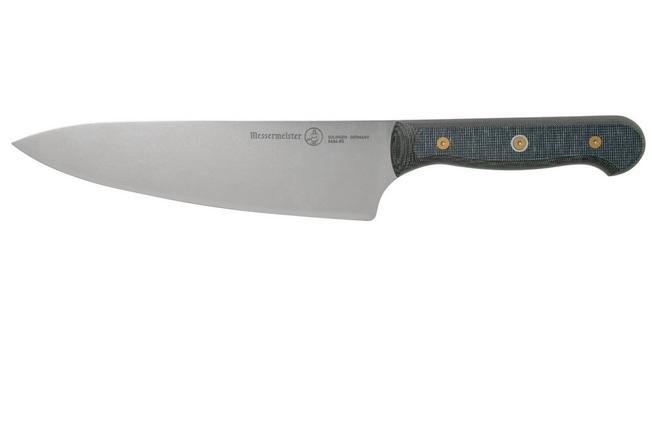 Messermeister 8 Chef's Knife Edge-Guard Black