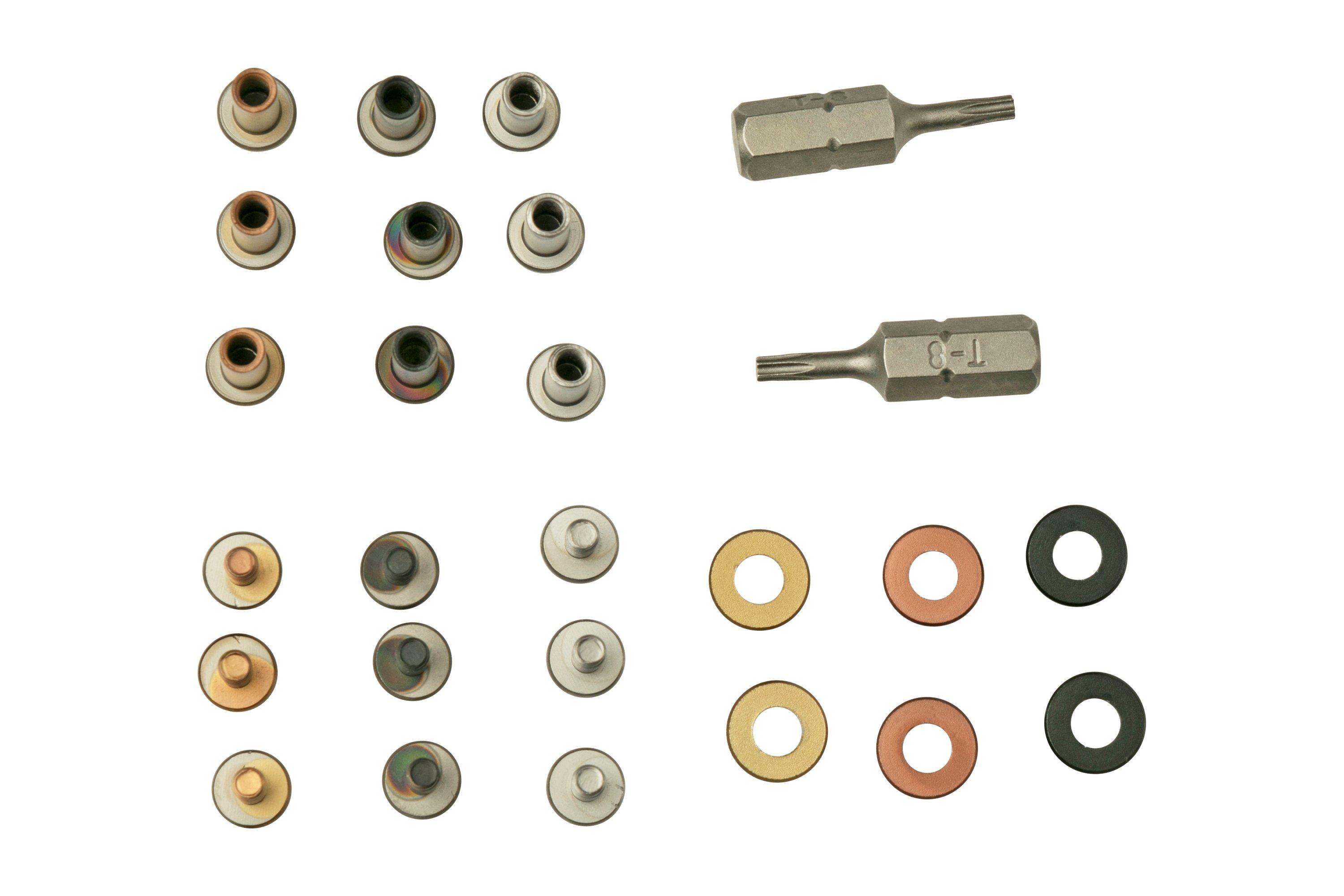 Messermeister Custom Mod Kit Handle Hardware, screw set