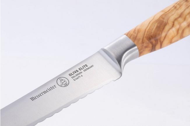 Afbeelding voor Messermeister Oliva Elite E-6677-6 gekarteld universeelmes, 16 cm