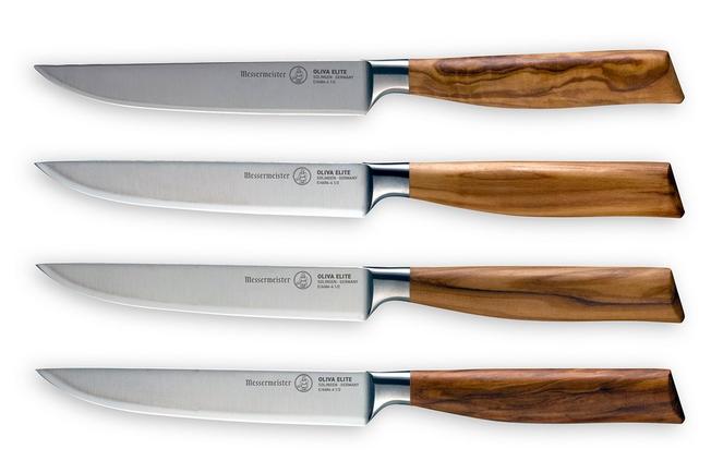 Afbeelding voor Messermeister Oliva Elite E-6684-4/4S, 4-delige steakmessenset