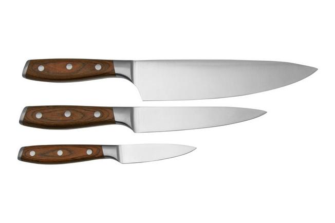 Messermeister Avanta 2-Piece Stainless Steel Chef Knife and Paring Knife Set