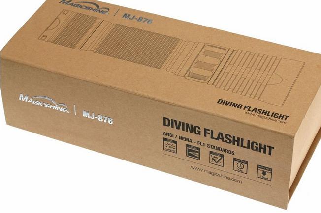 Afbeelding voor Magicshine MJ-876 LED-duiklamp, oplaadbaar