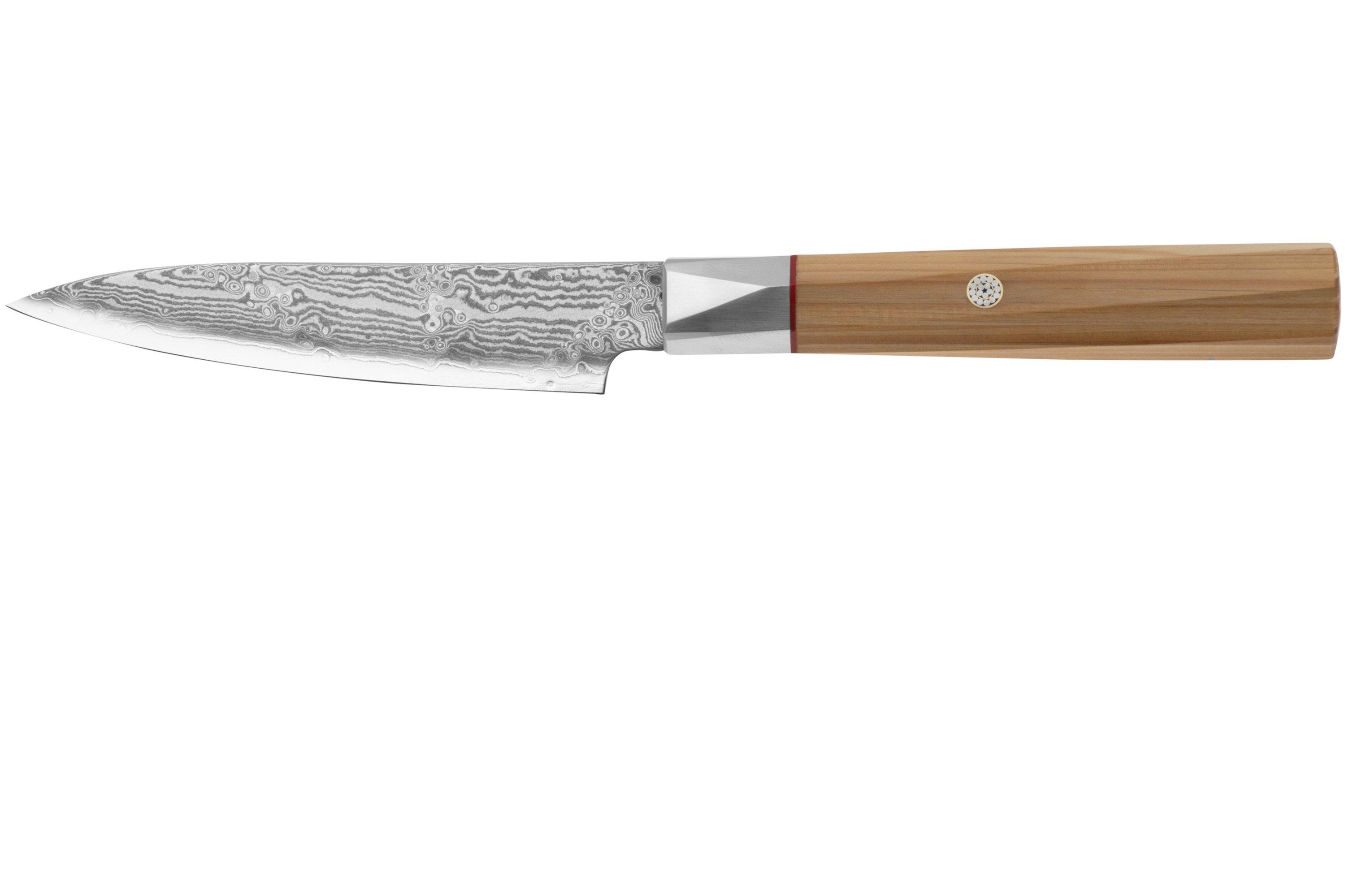 かみ　crooja mantis 148cm 23-24 Mcusta Zanmai Genbu Coreless Damascus 4pc Knife Set