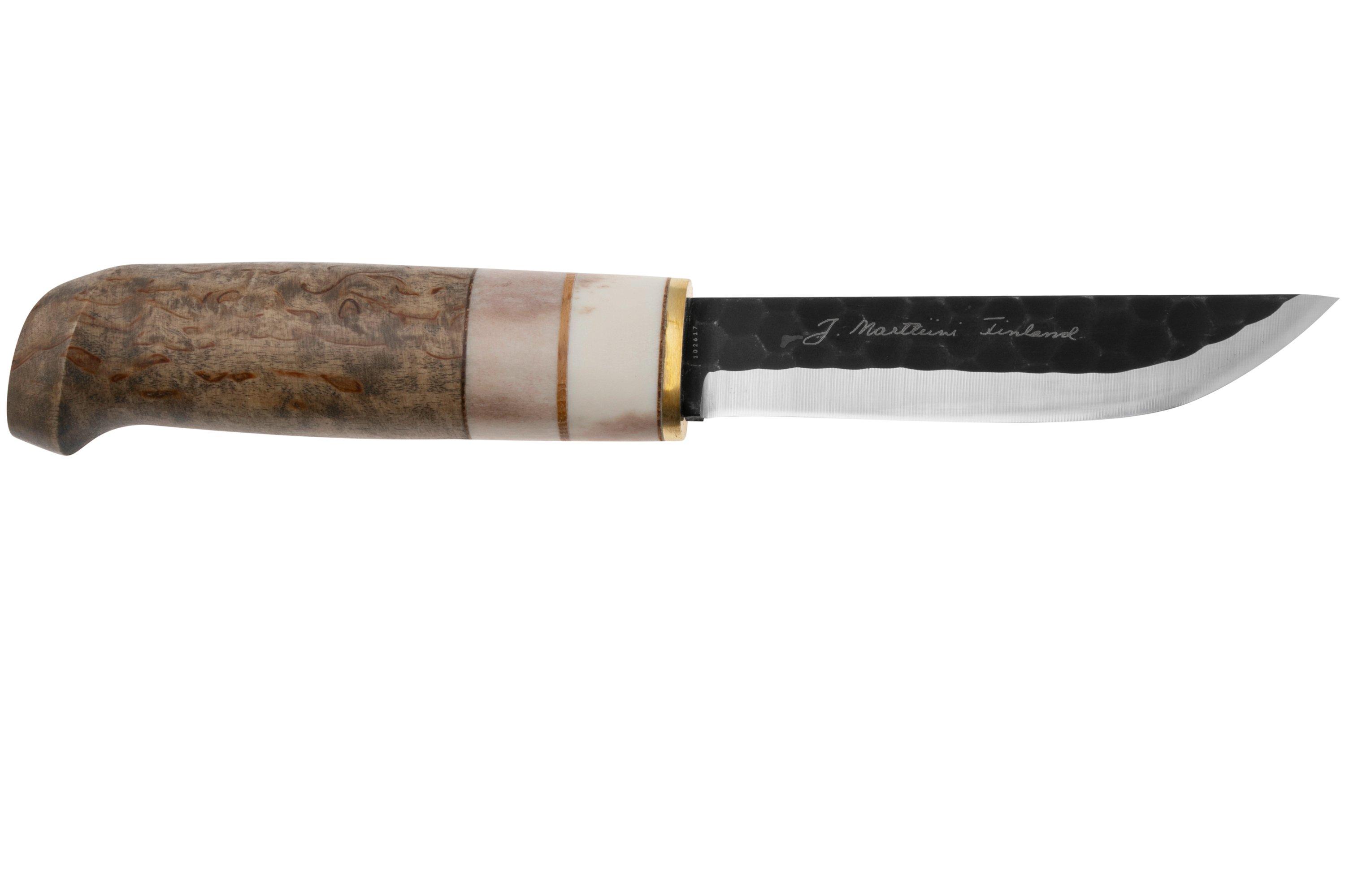 Marttiini Aapa 131030 Carbon, Birch Wood, Reindeer Antler, outdoor knife