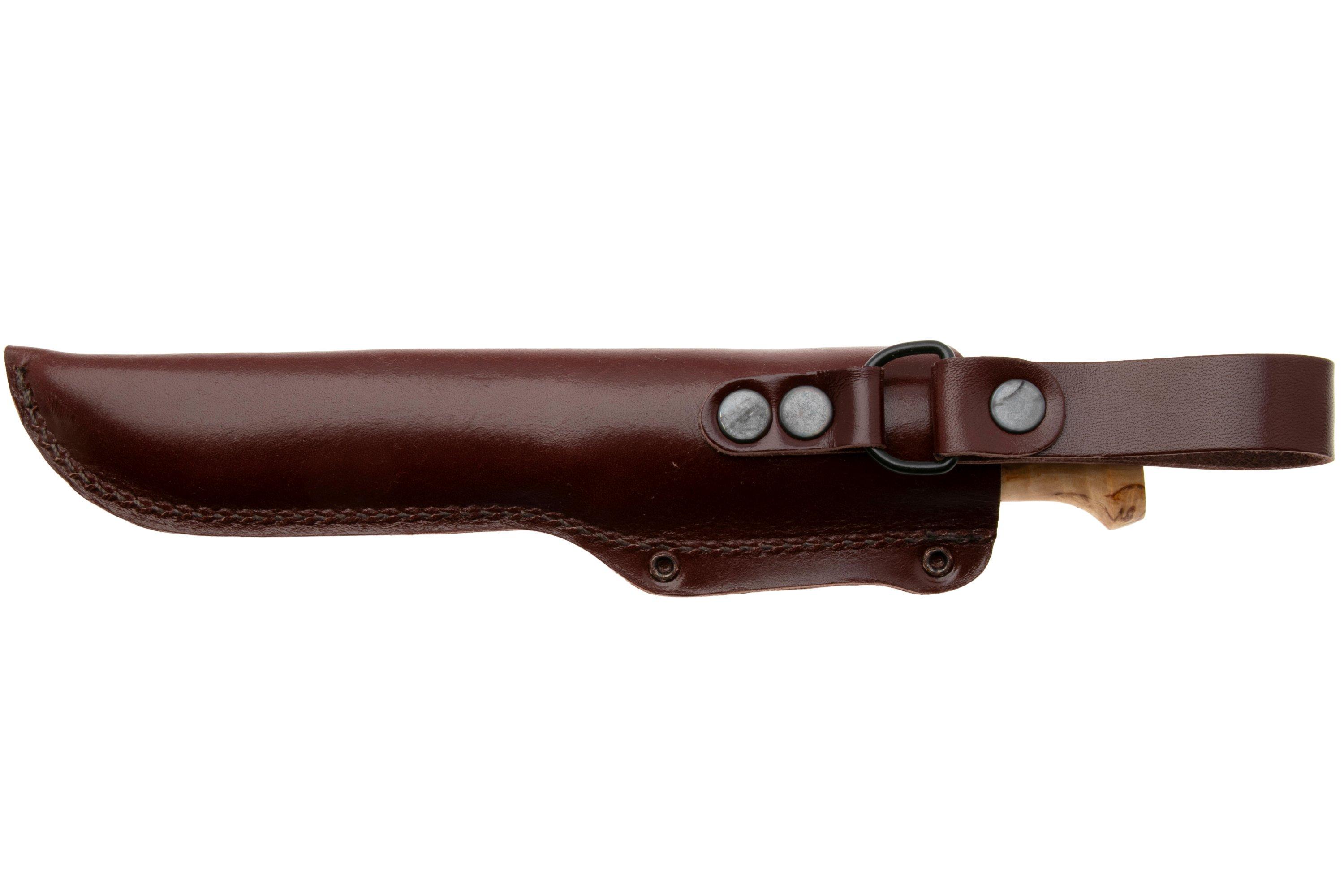 Marttiini Lynx 134 134012, Polished X46Cr13, Bronze Guard, Curly