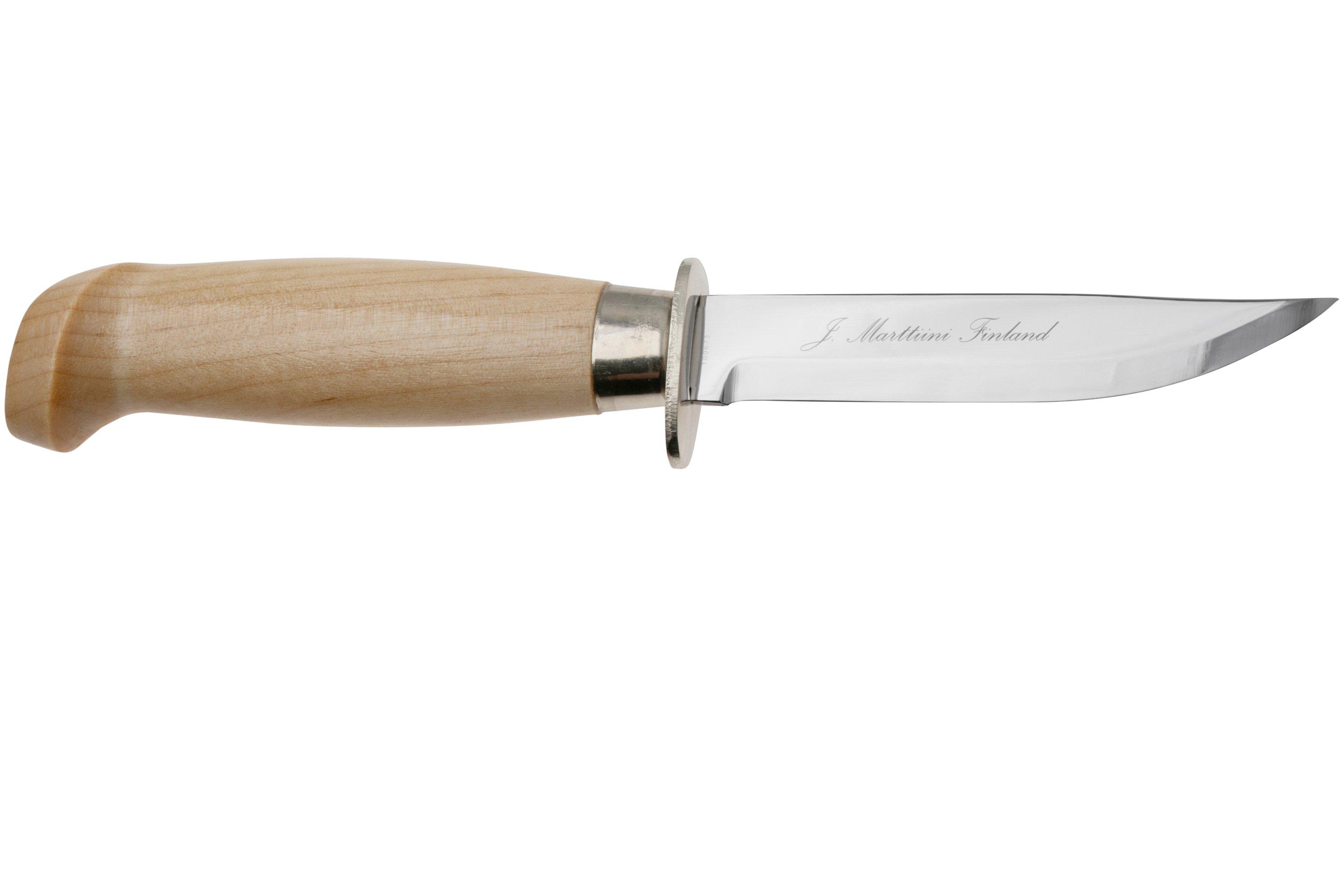 Marttiini Scout's Knife, 508010, Stainless, Curly Birch, outdoor knife