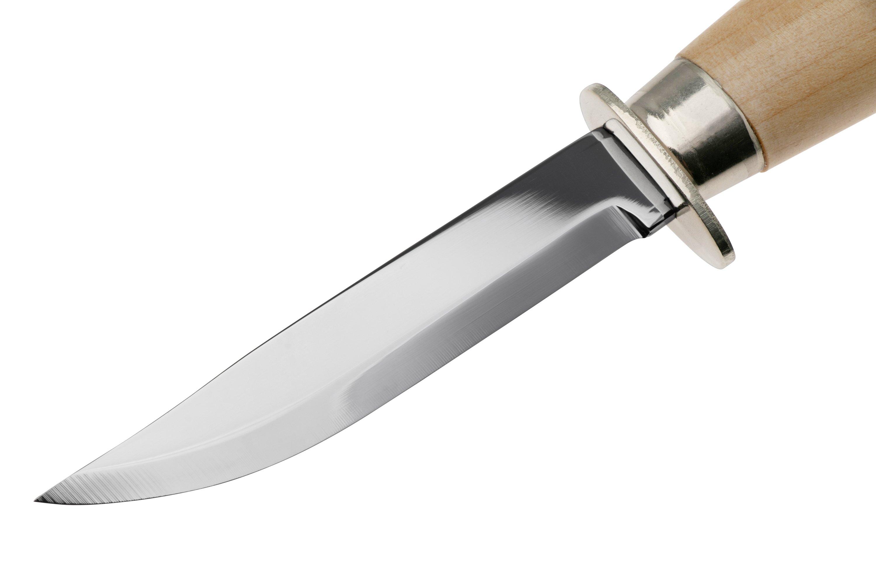 Marttiini Scout's Knife, 508010, Stainless, Curly Birch, outdoor knife
