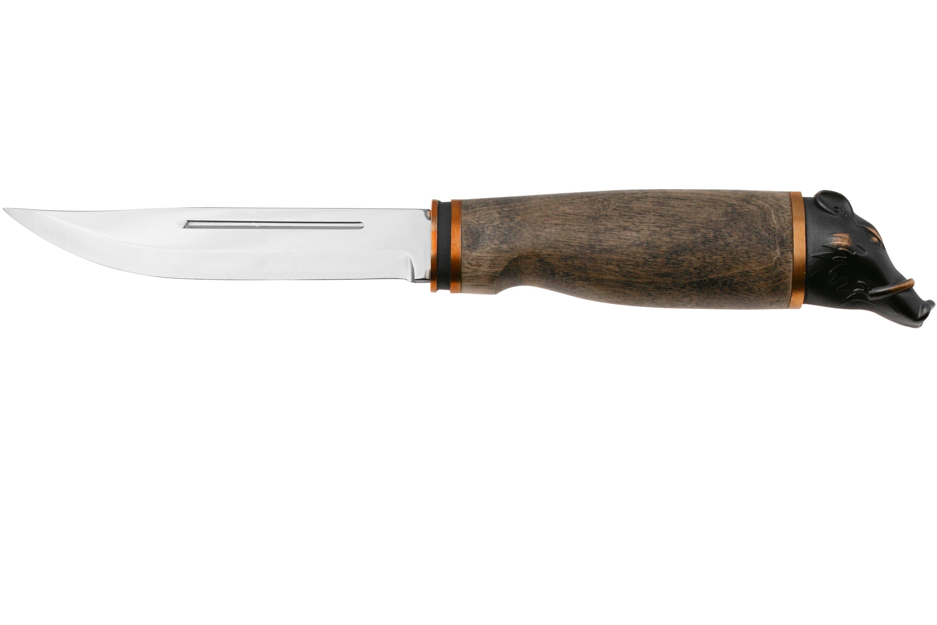 Marttiini Wild Boar, 546013W, Stainless, Waxed Curly Birch, outdoor