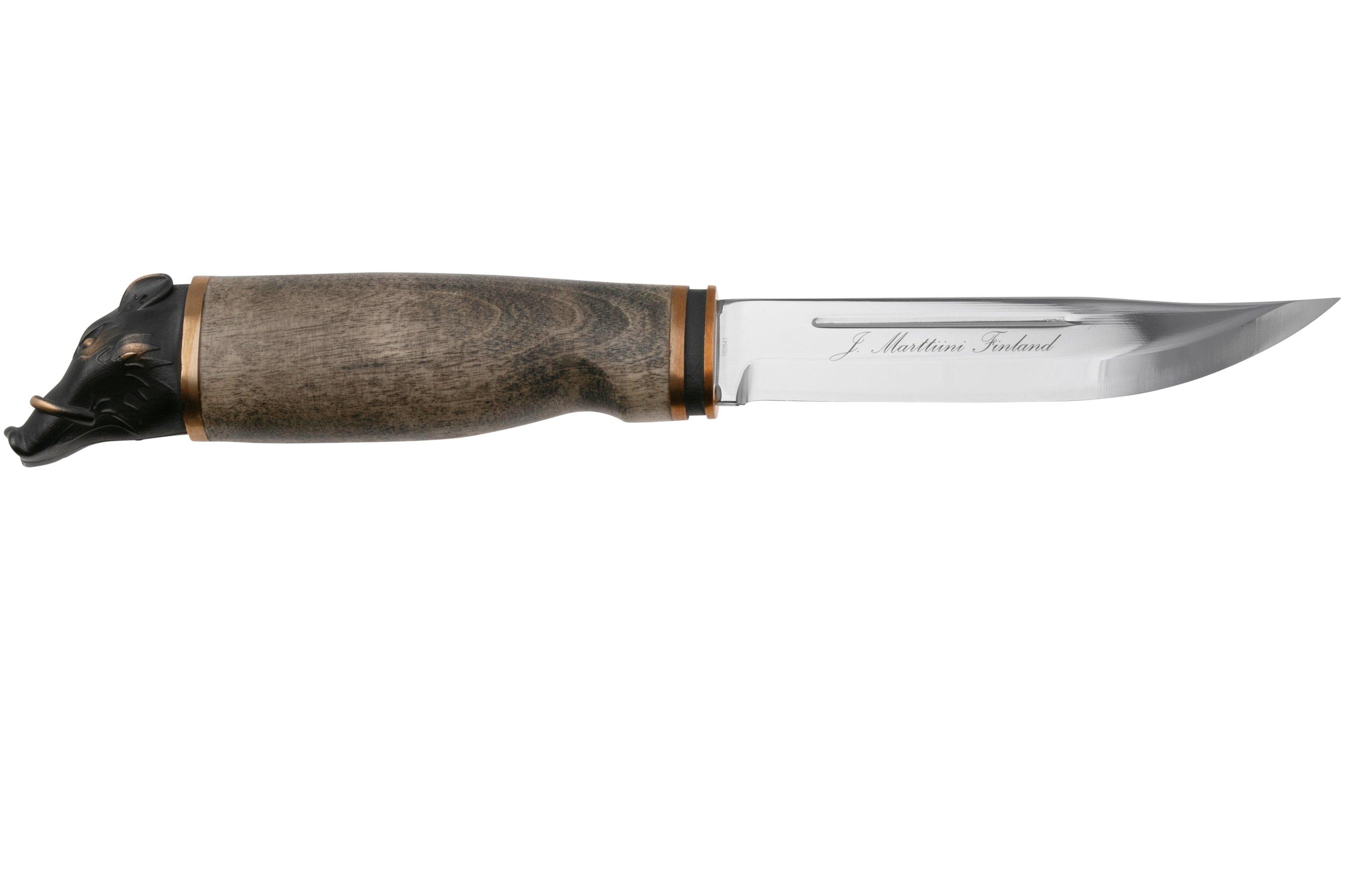 Marttiini Wild Boar, 546013W, Stainless, Waxed Curly Birch, outdoor
