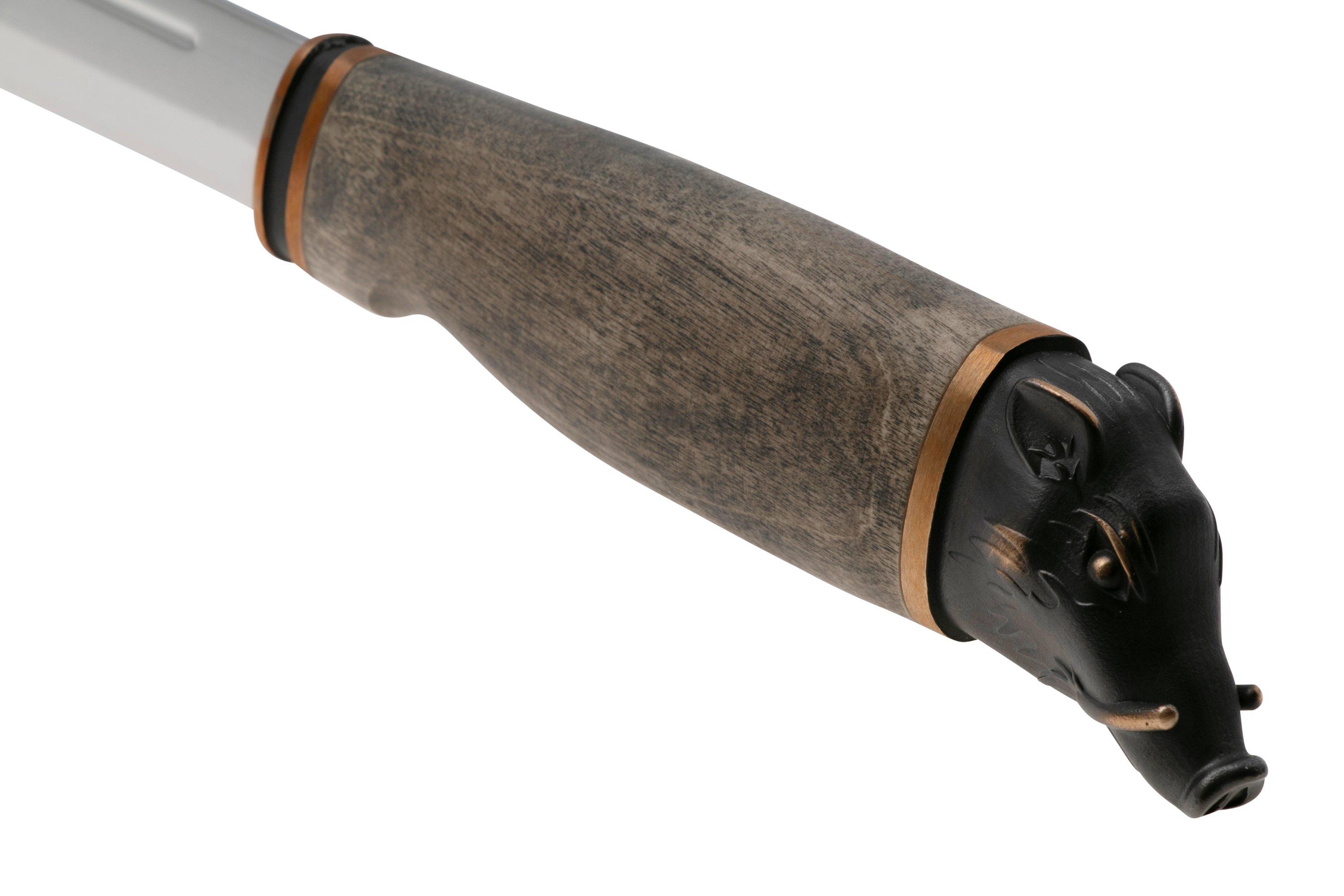 Marttiini Wild Boar, 546013W, Stainless, Waxed Curly Birch, outdoor