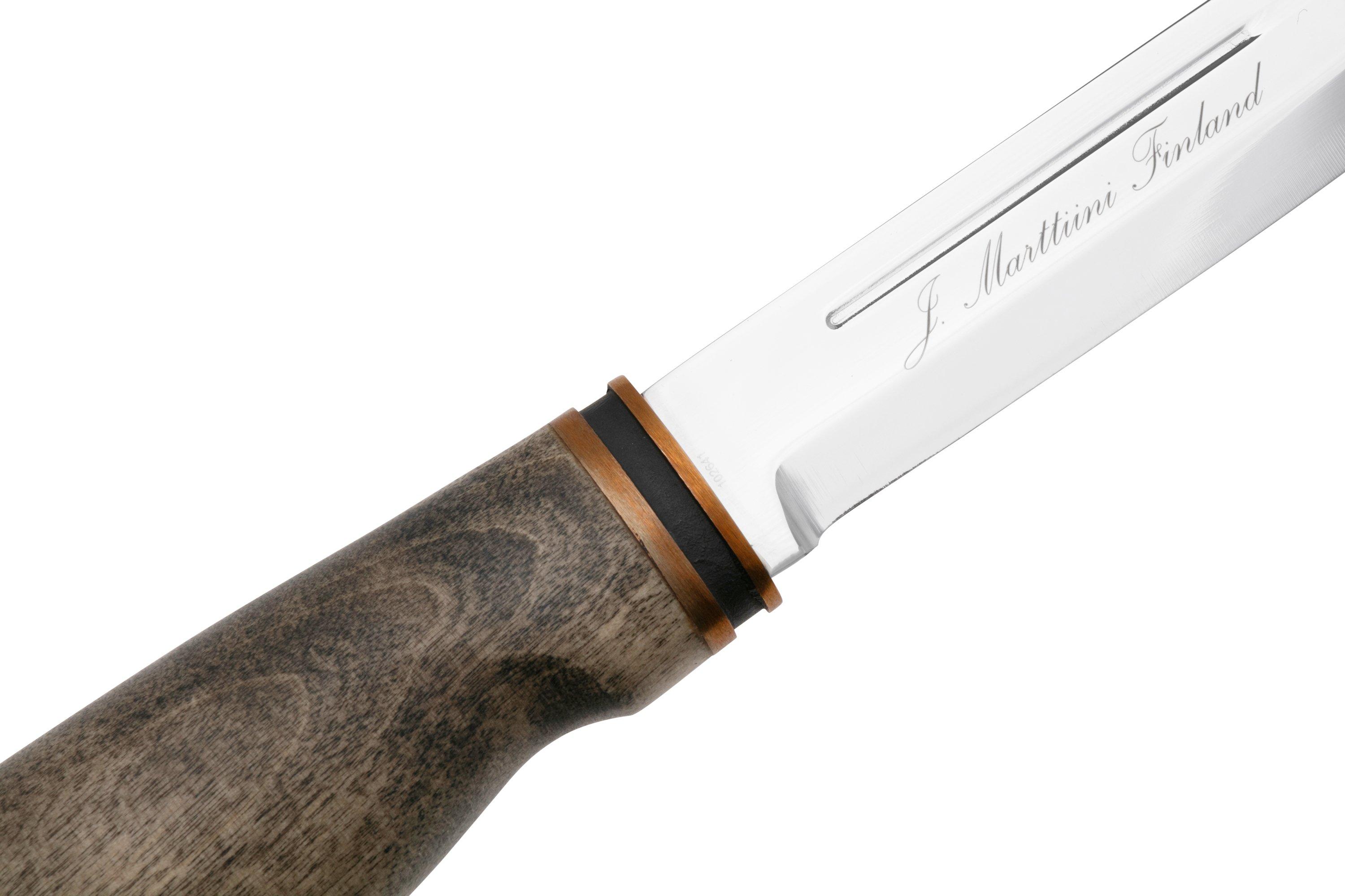Marttiini Wild Boar, 546013W, Stainless, Waxed Curly Birch, outdoor