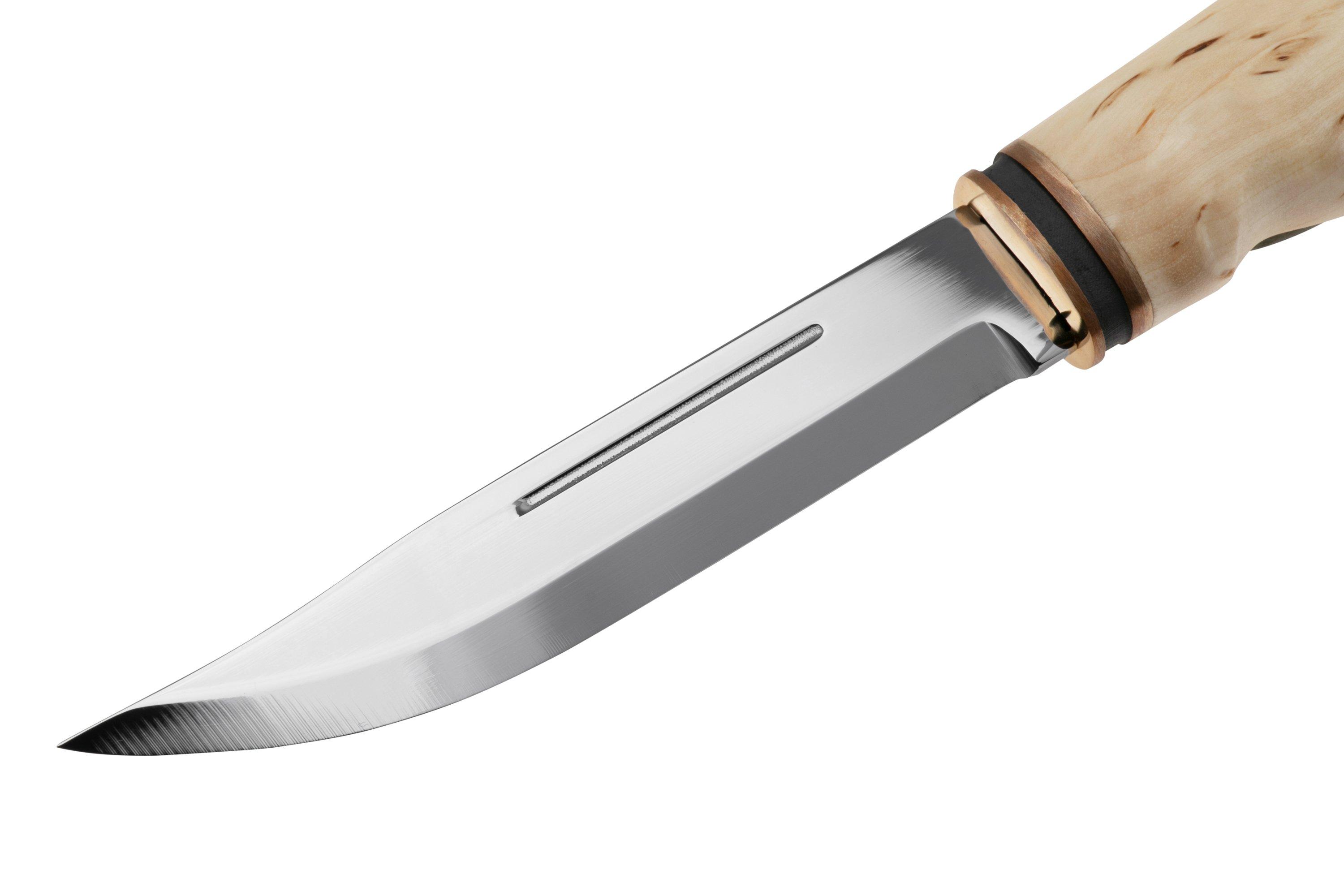 Marttiini Bear 549011W, Stainless, Curly Birch, outdoormes Voordelig