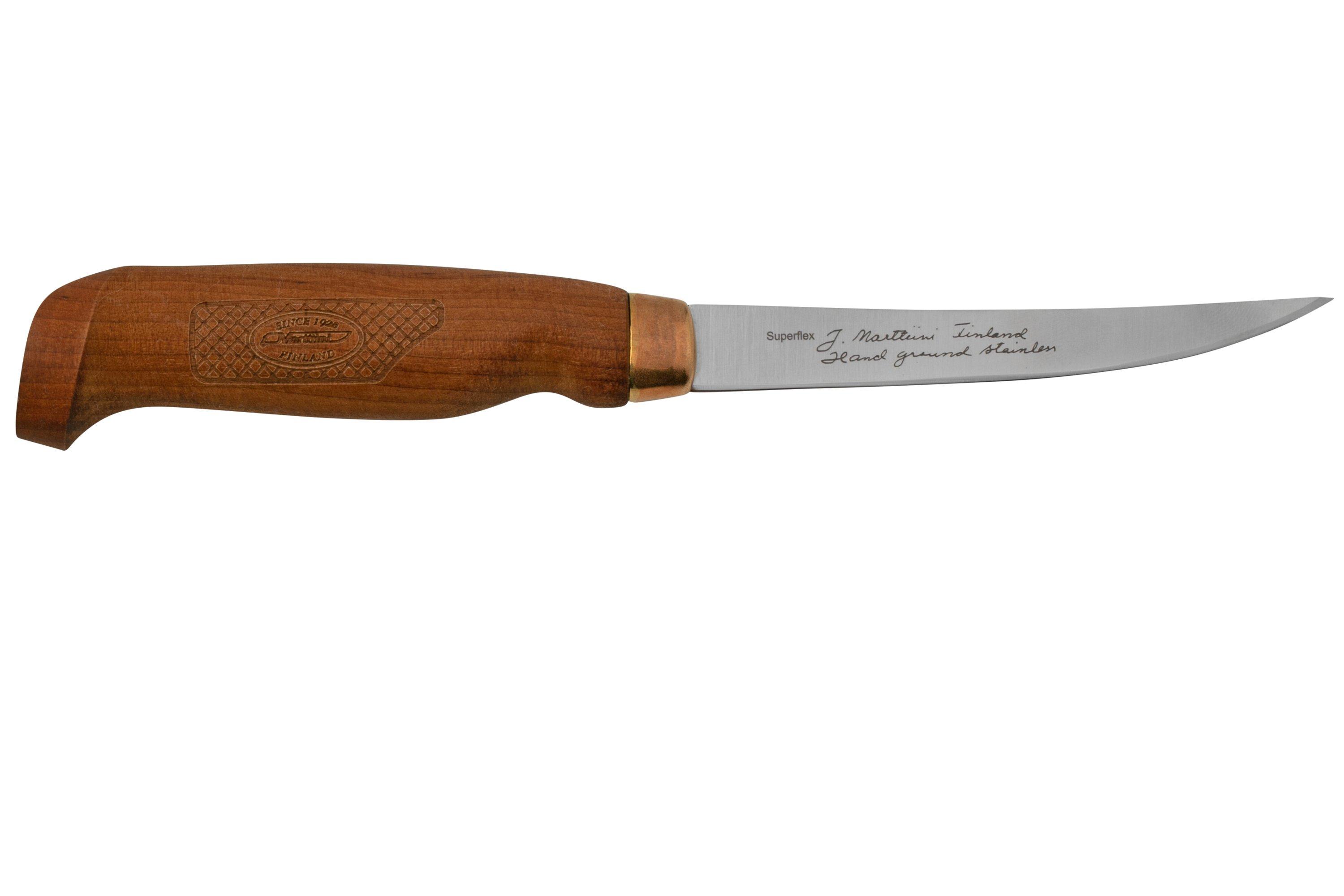 Marttiini Superflex Filleting knife 10, 610016, Dark Birch
