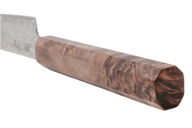 Afbeelding voor Musashi H1348 Damascus VG-10, Brown Birch, petty, 13.5 cm