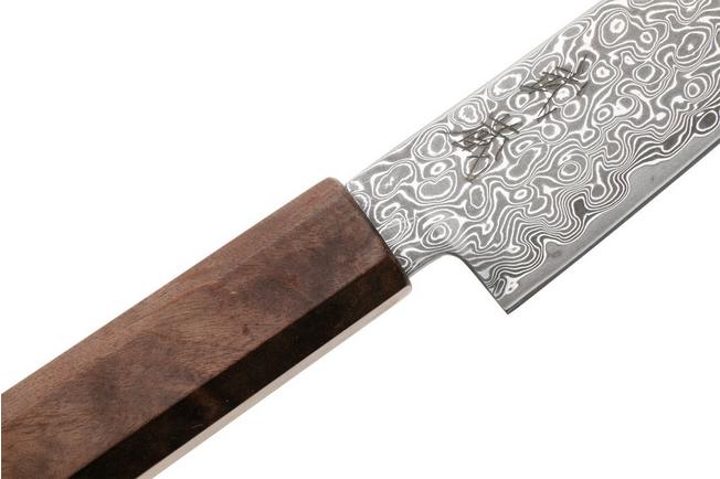 Afbeelding voor Musashi H1348 Damascus VG-10, Brown Birch, petty, 13.5 cm