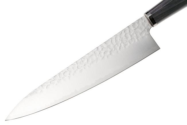 Afbeelding voor Musashi H986-2 Tsuchime VG-10, Purple Mahogany, gyuto, 20 cm