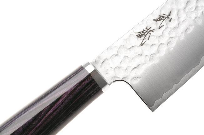 Afbeelding voor Musashi H986-2 Tsuchime VG-10, Purple Mahogany, gyuto, 20 cm