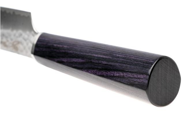 Afbeelding voor Musashi H989-2 Tsuchime VG-10, Purple Mahogany, petty, 12 cm