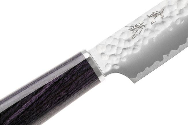 Afbeelding voor Musashi H989-2 Tsuchime VG-10, Purple Mahogany, petty, 12 cm