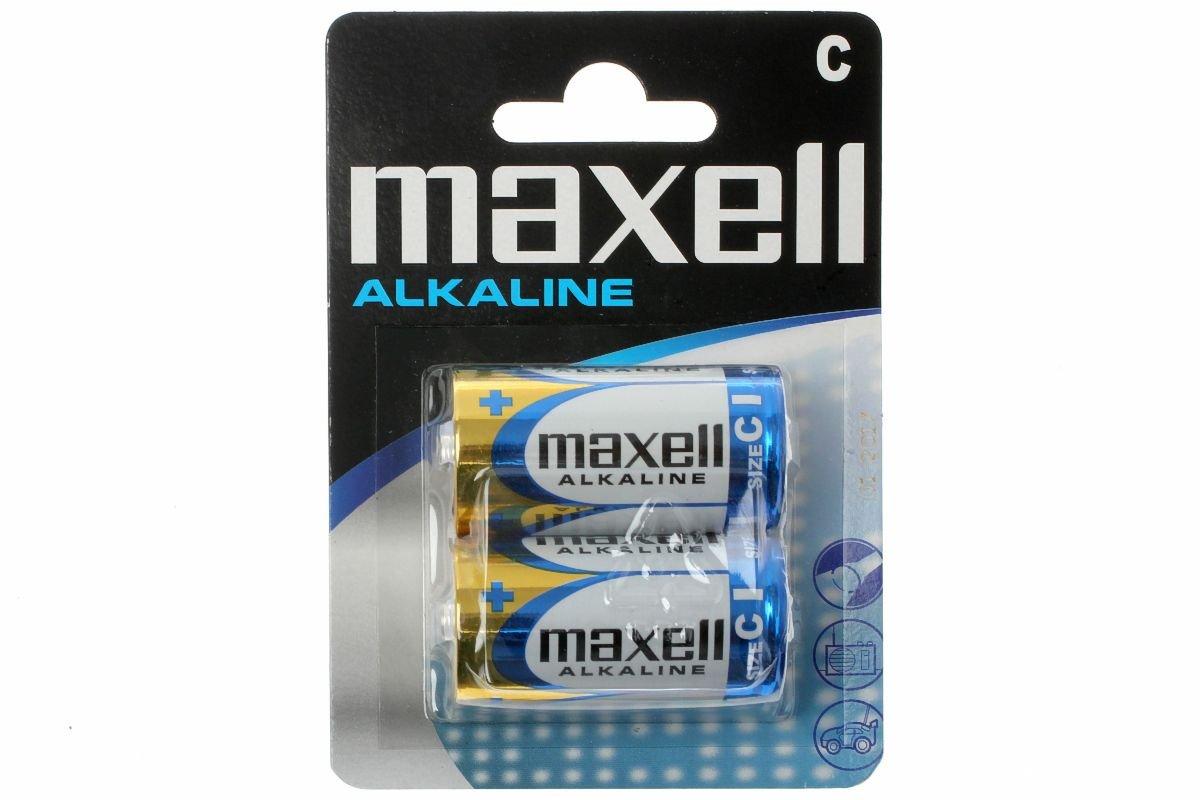 Batería alcalina tipo C marca Maxell (2 unidades por paquete) – Do it Center