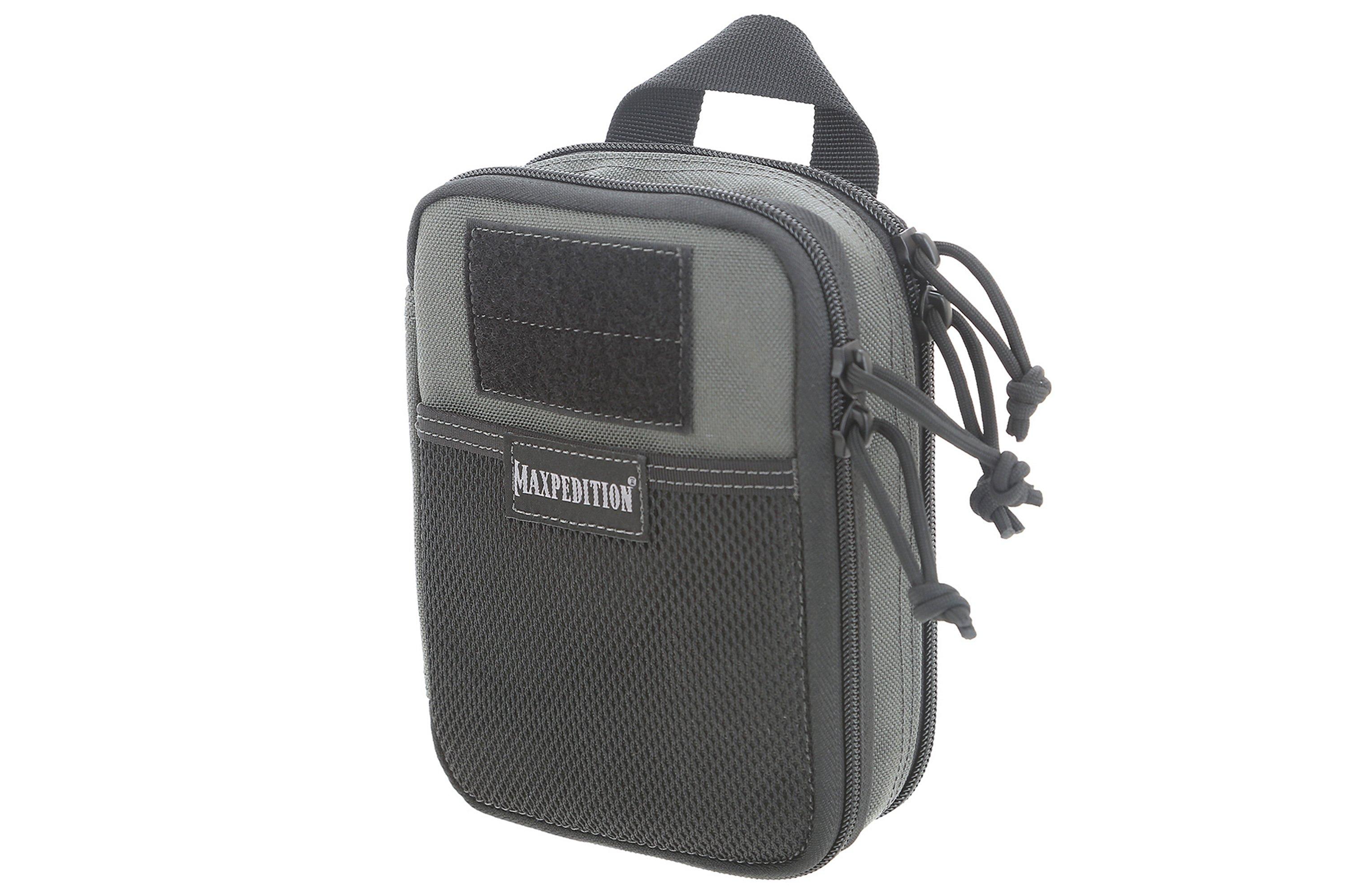 Maxpedition E.D.C. Organizer Tascabile - Nylon Balistico, Cerniere YKK, Compatibile MOLLE, Grigio Lupo