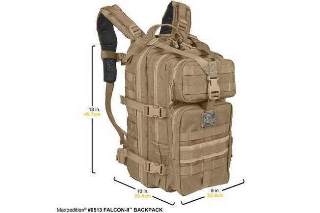 Maxpedition Falcon II Backpack Wolf Grey 23L 0513W, tactical backpack  Legacy