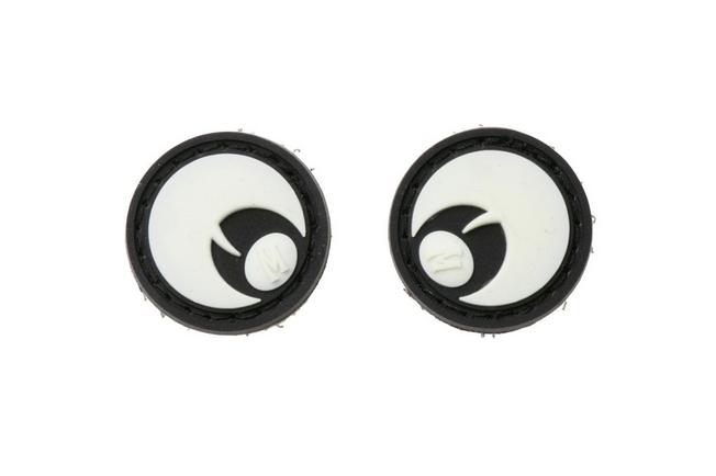 Afbeelding voor Maxpedition GOOGZ Googly Eyes 3D Morale Patch Set of 2 GLOW, patch