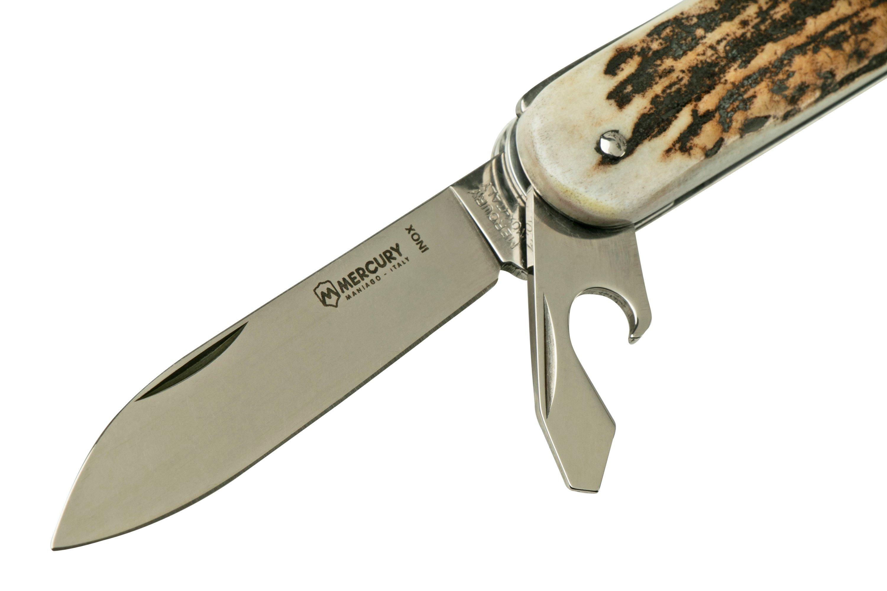 Mercury MultiTool Knife 9136DC Stag, 6 functions, pocket knife