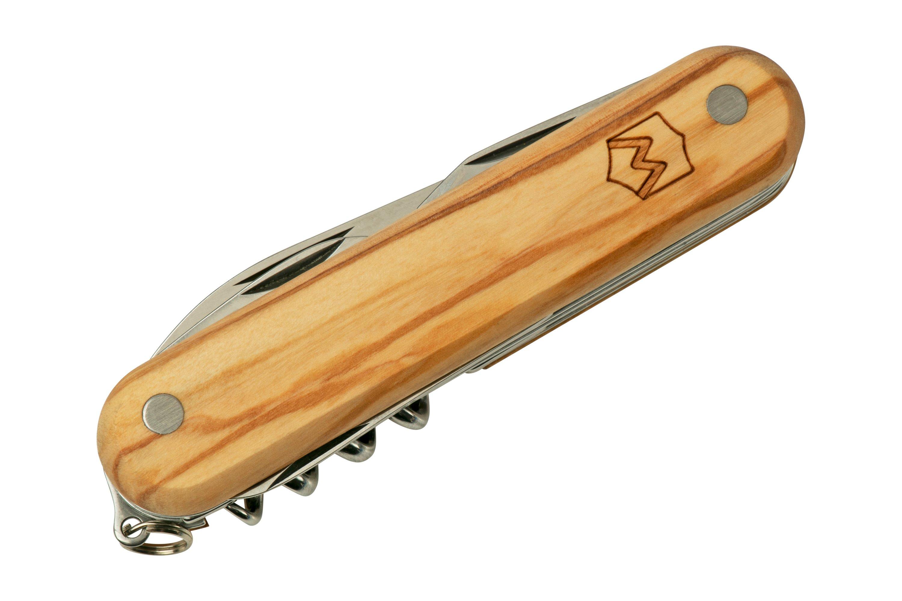 Mercury MultiTool Knife 9136SLC Olive Wood, Saw, 6 functions, pocket