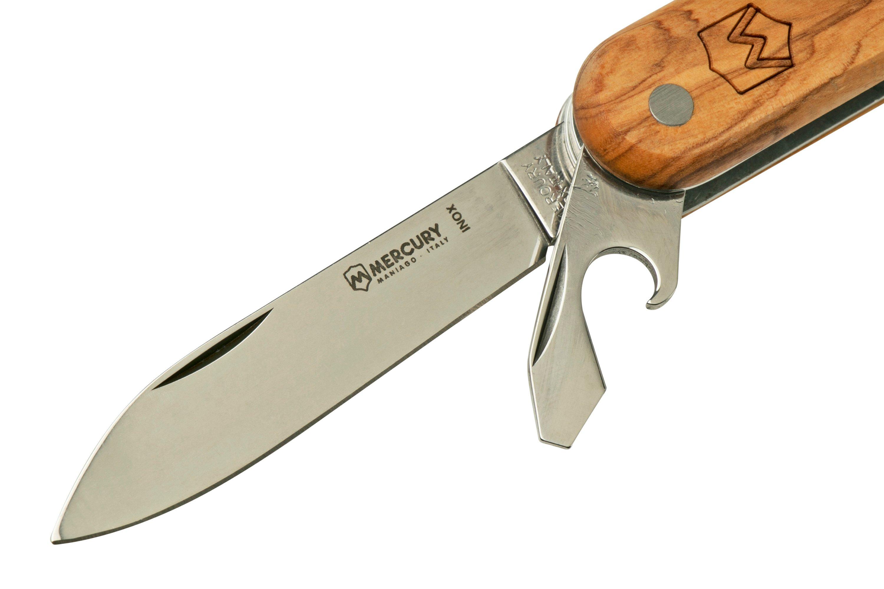 Mercury MultiTool Knife 9137LC Olive Wood, 7 functions, pocket knife