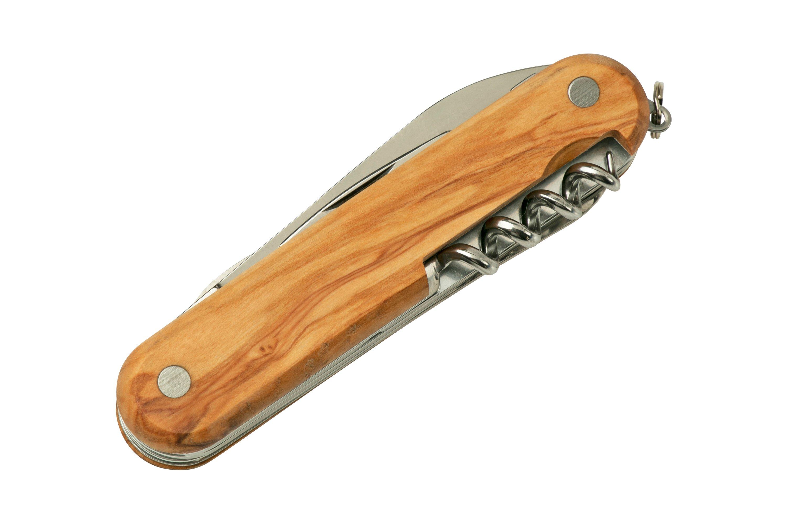 Mercury MultiTool Knife 9137LC Olive Wood, 7 functions, pocket knife