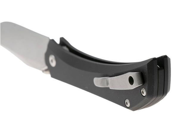 Afbeelding voor Mercury Amon 9AMN-ALBK-C Stonewashed Elmax, Black Anodized Aluminium, zakmes, Denis Simonutti design